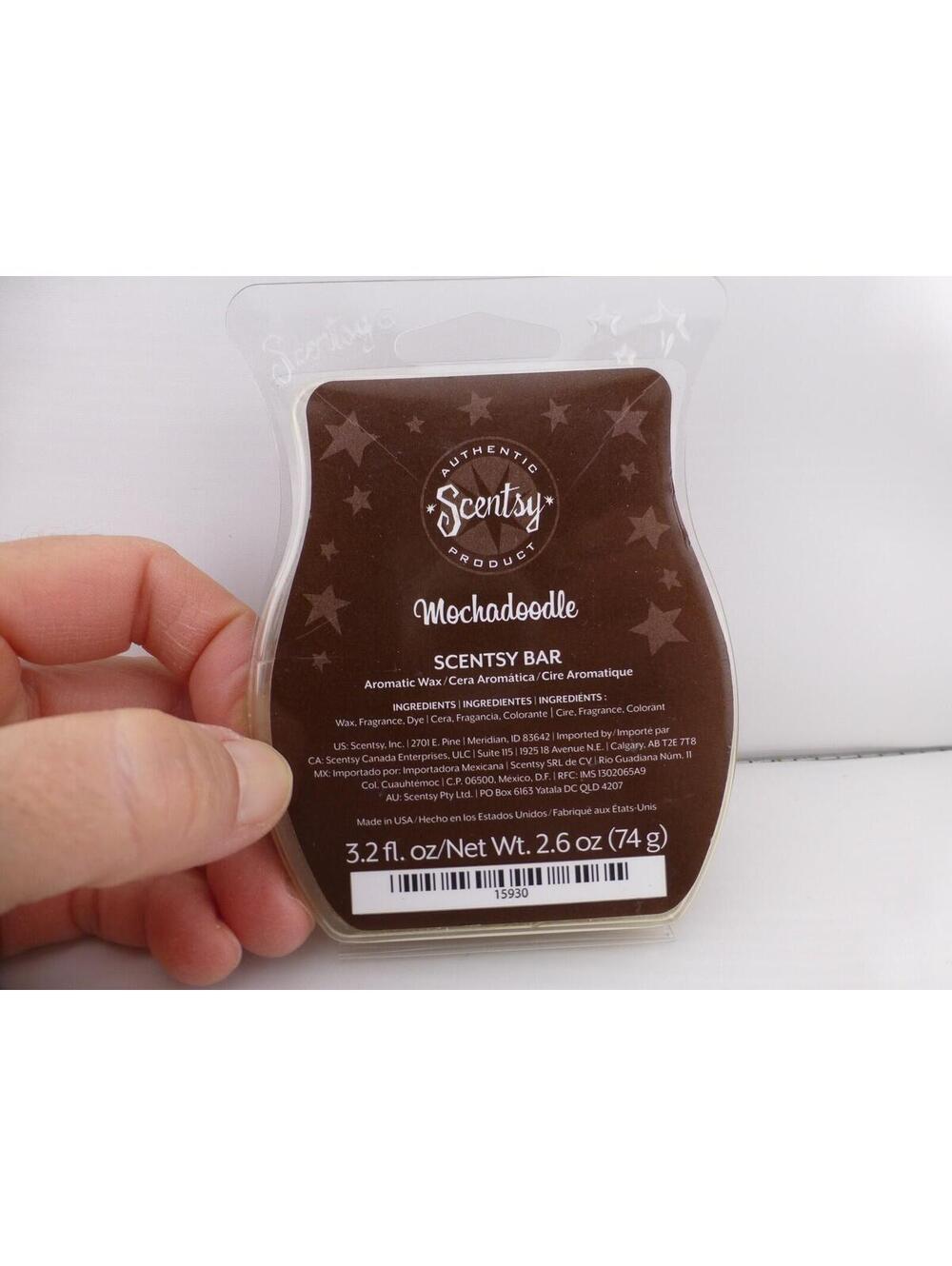 Scentsy Bar Mochadoodle Scented Wax Melts 2.6 oz Aromatic Home Fragrance NEW F4